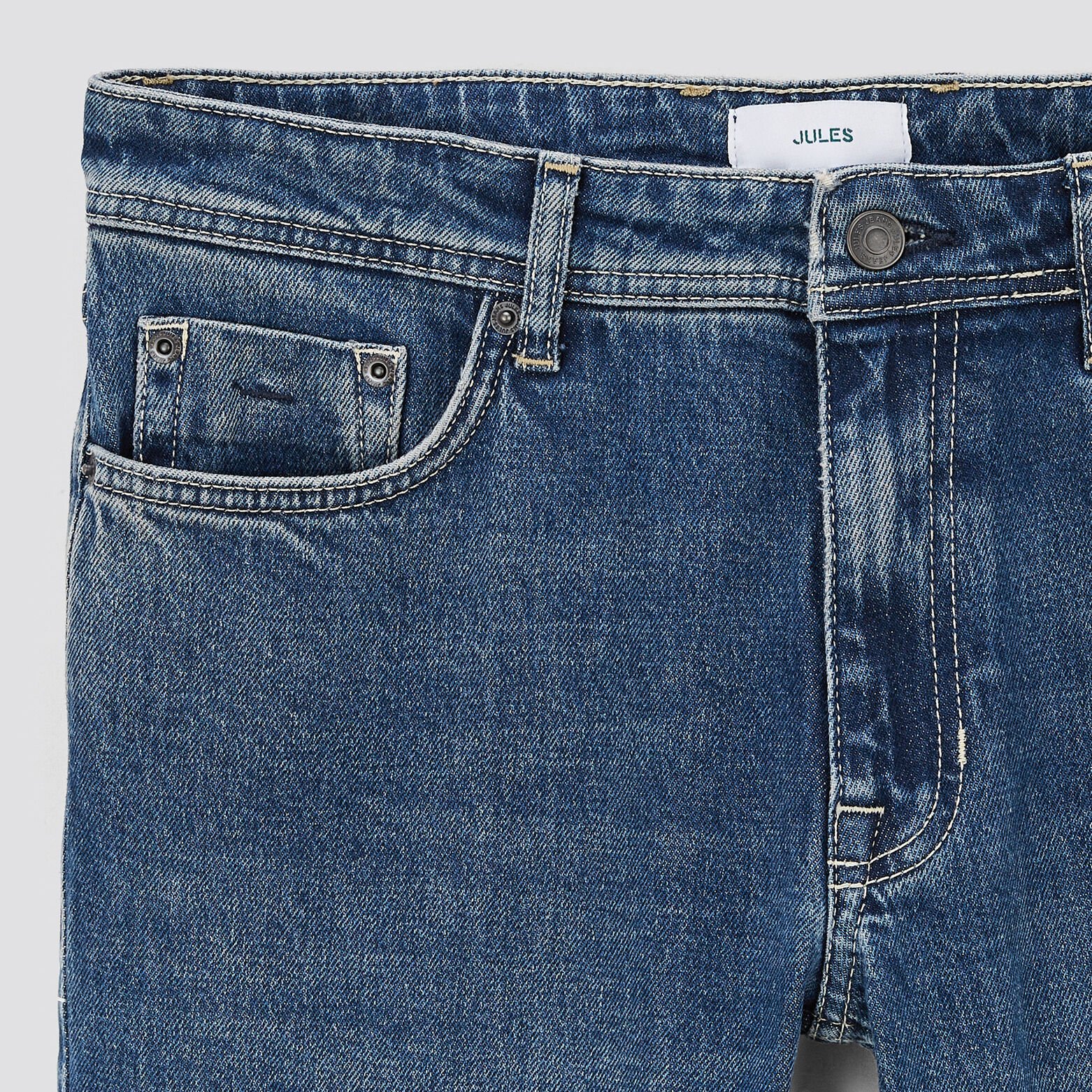 Jean slim contenant du coton régénératif Bleu
