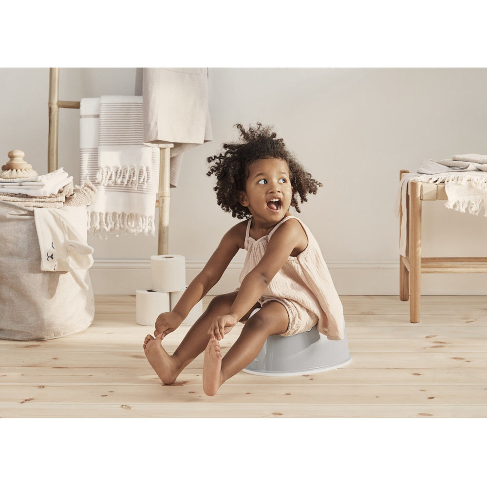 Køb BabyBjörn Grey/White Smart Potte