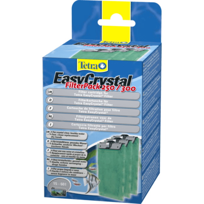 Cartouche EasyCrystal Filter Pack 250/300 Tetra pour aquarium