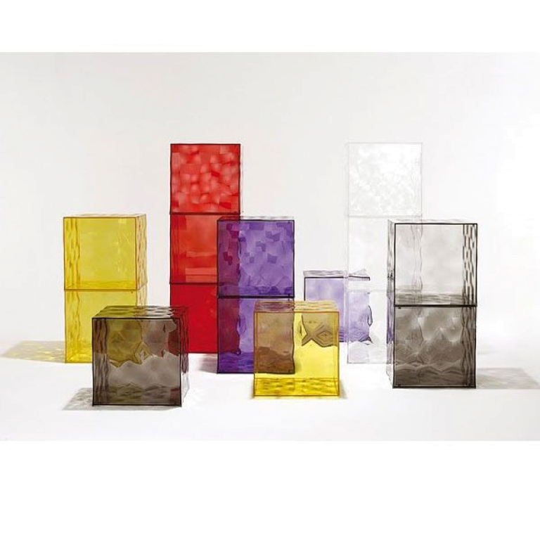 Kartell Optic opbergbak zonder deur transparant