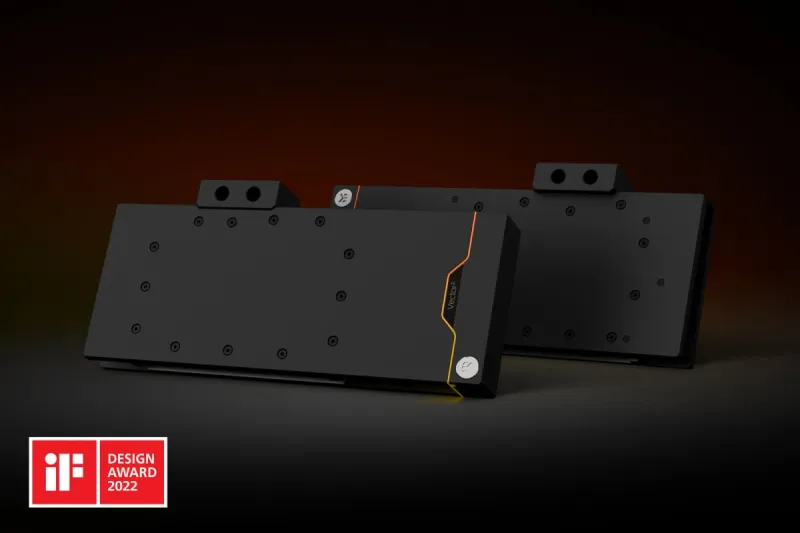 EK Water Blocks 3831109862575, Vandblok, Acetal, Nikkel, Sort, 41 mm, 334,5 mm, 155 mm