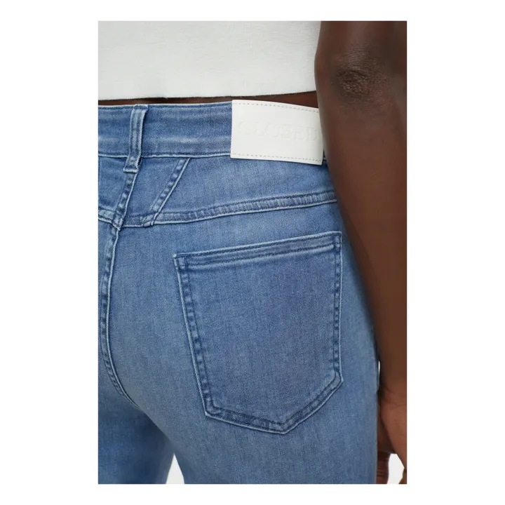 Closed Jean Pedal Pusher | Bleu