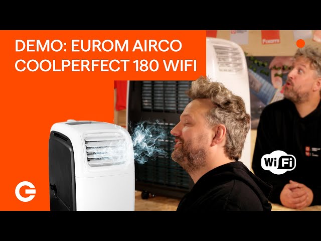 EUROM Coolperfect 180 Wifi Mobiele airco met afstandsbediening - Koelen en verwarmen - 5200W