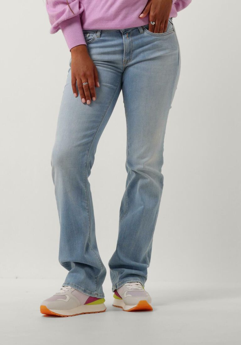 REPLAY lichtblauwe replay slim fit jeans new luz bootcut pants