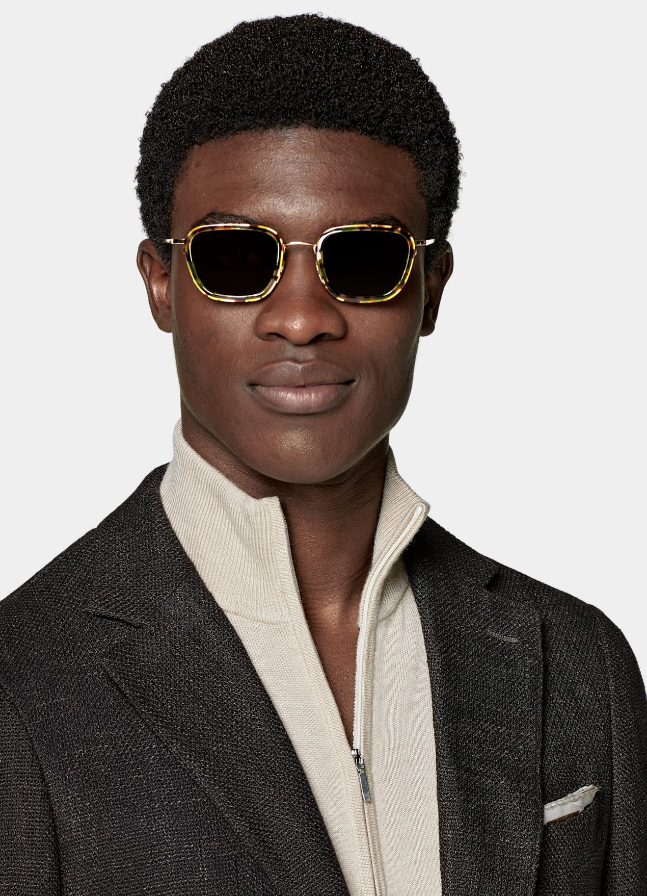 Blazer Lazio coupe Tailored marron foncé