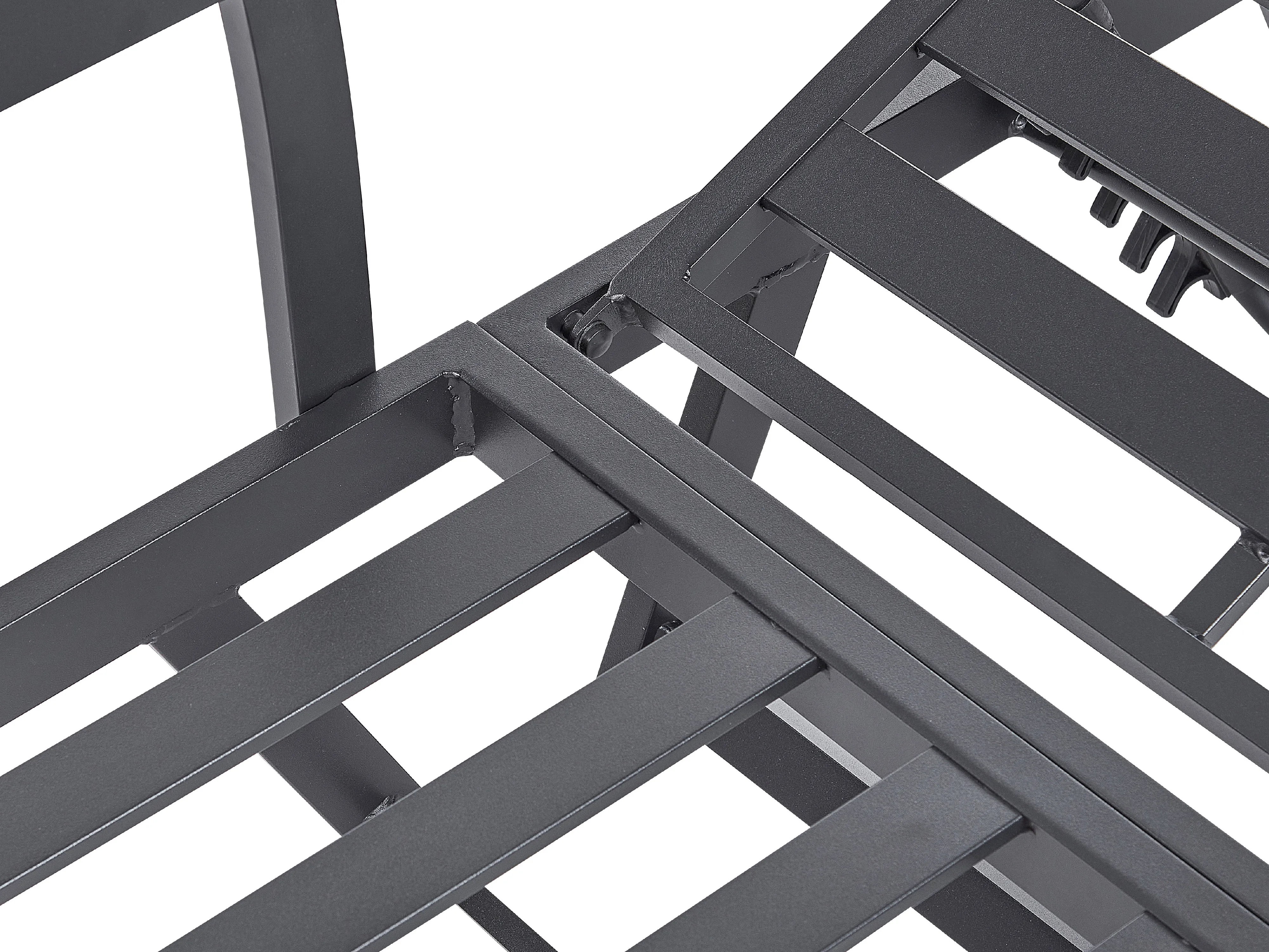 Tuin hoekloungeset met tafel 5-zits COCCORINO Metaal Grijs
