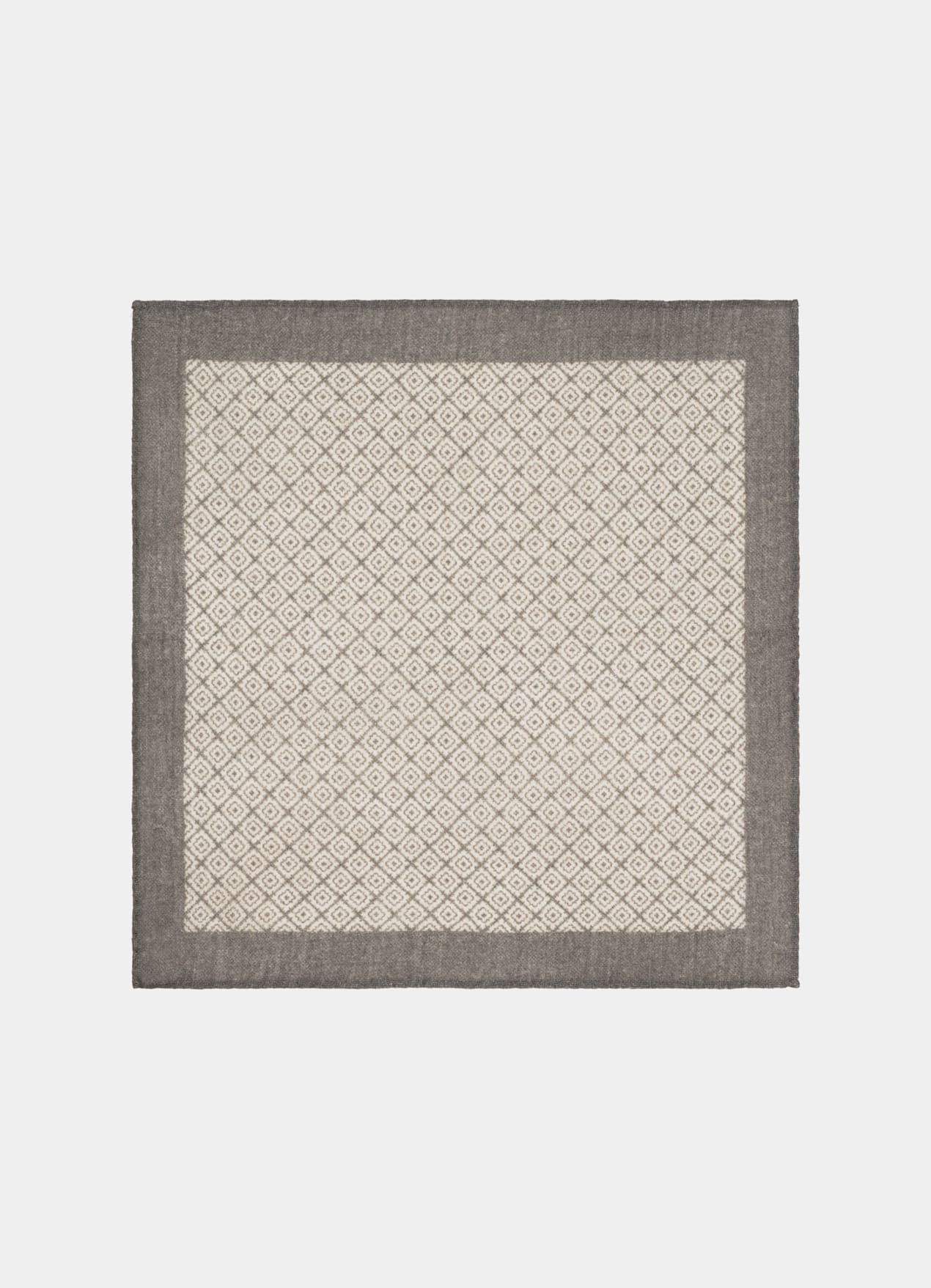 Pochette marron clair motif graphique