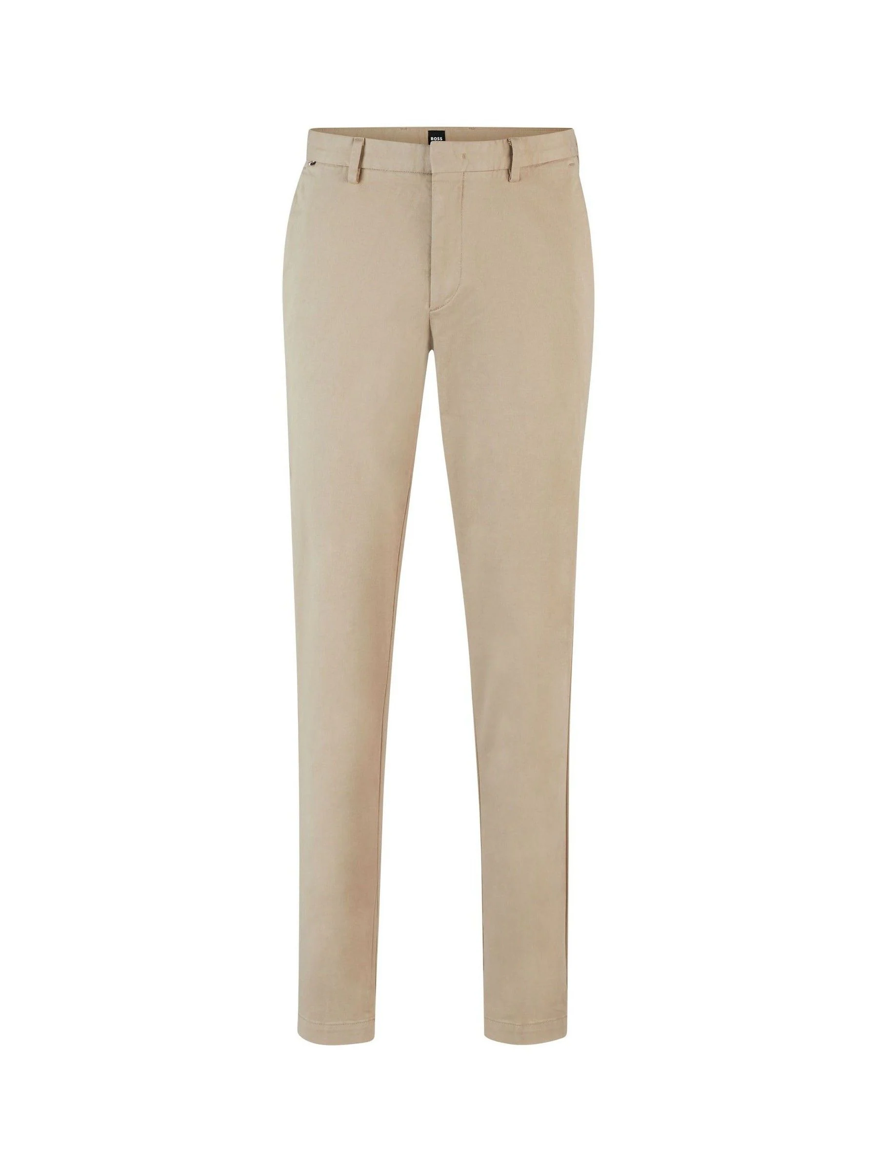 Beige - BOSS Regular Fit Chino Trousers