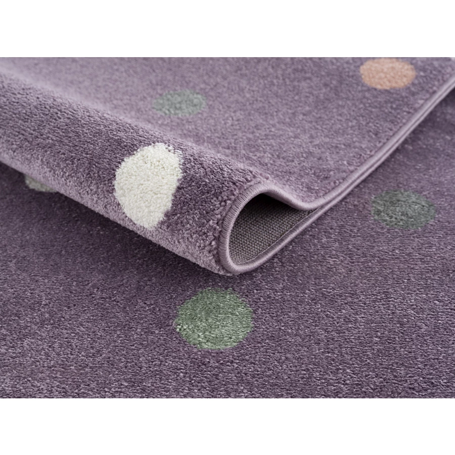 LIVONE Kinderteppich Happy Rugs Wheel fliedermulti