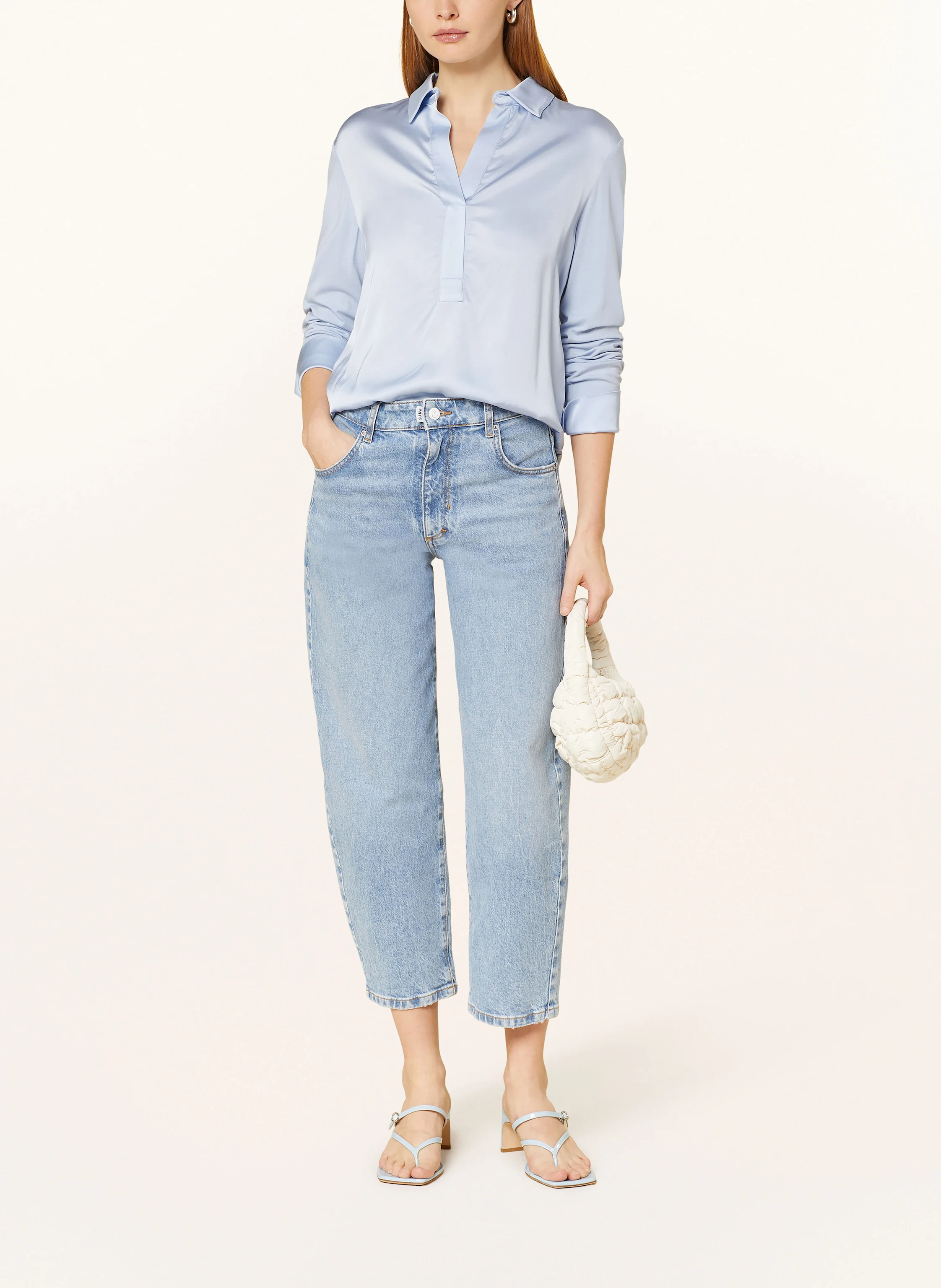 ELENA MIRO Blusenshirt im Materialmix