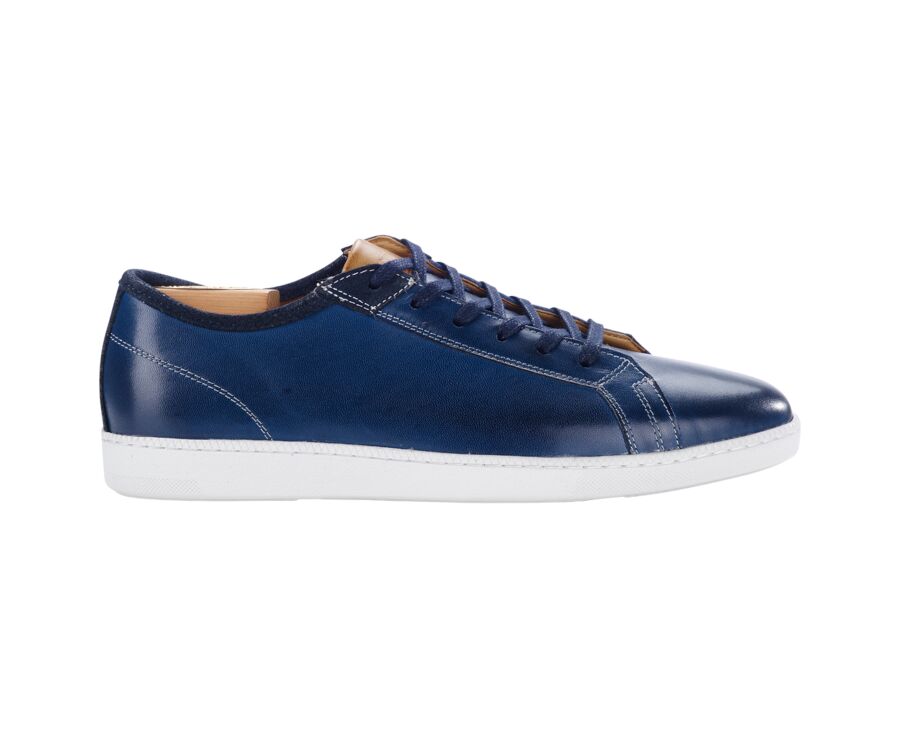 Sneakers homme Bleu Patiné - MILANESIA