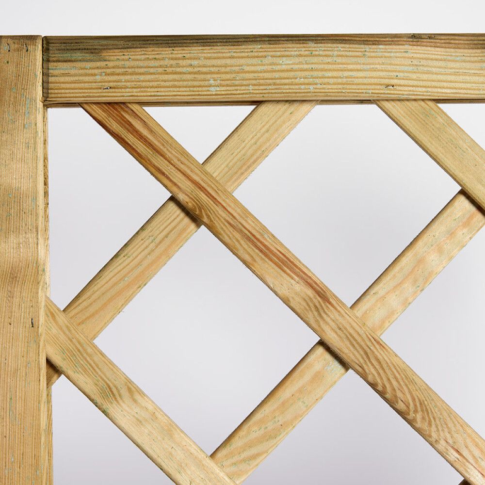 LEVEGG NORDIC FENCE SOLID 180X165CM TRYKKIMPREGNERT