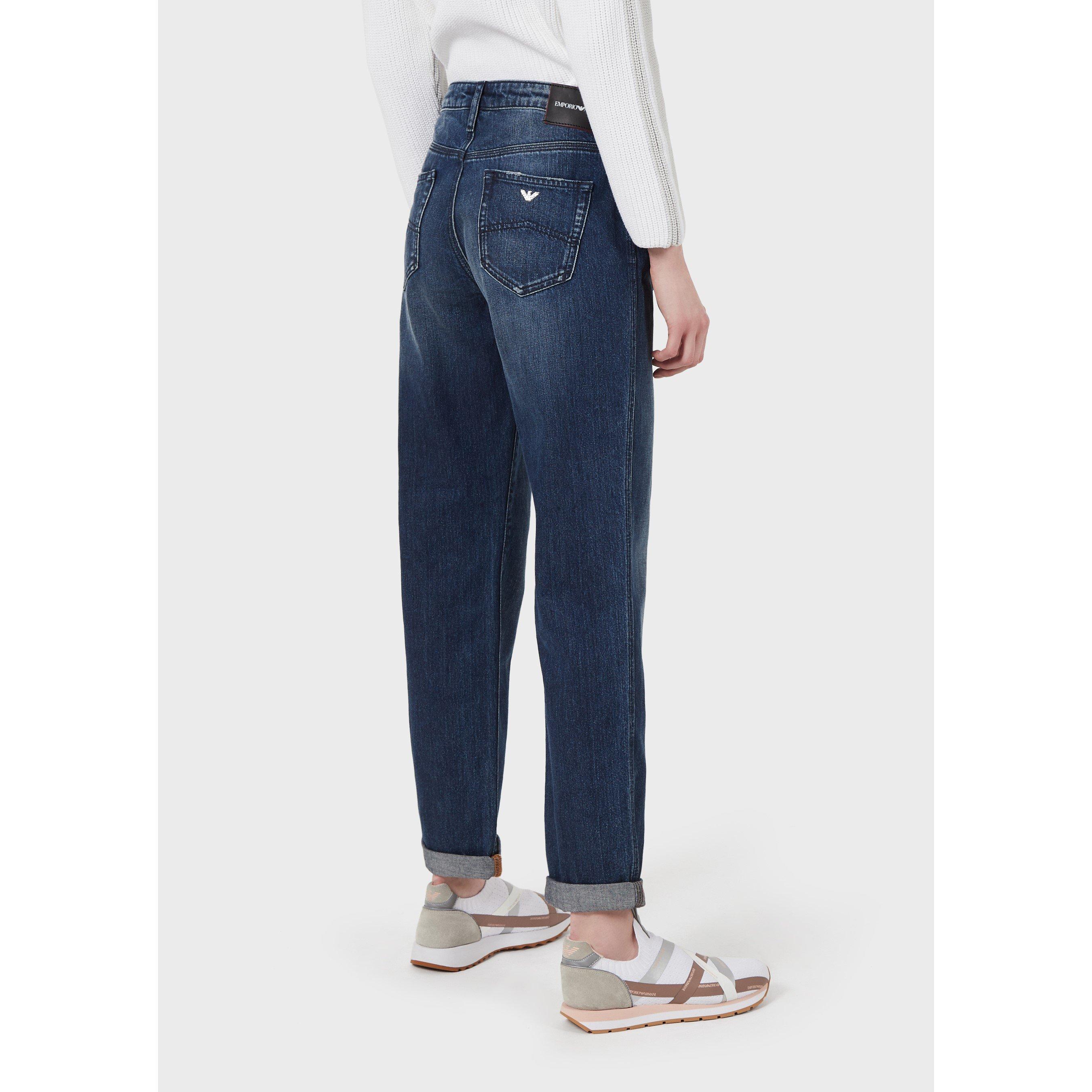 Emporio Armani Straight Cropped Jeans