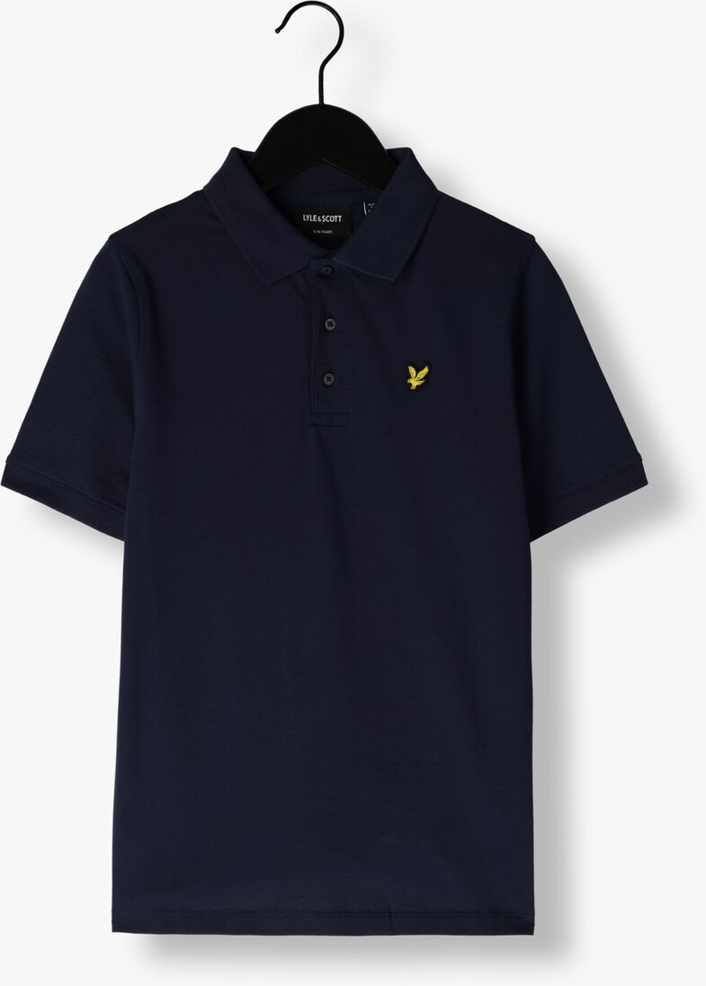 LYLE & SCOTT donkerblauwe lyle & scott polo plain polo shirt b