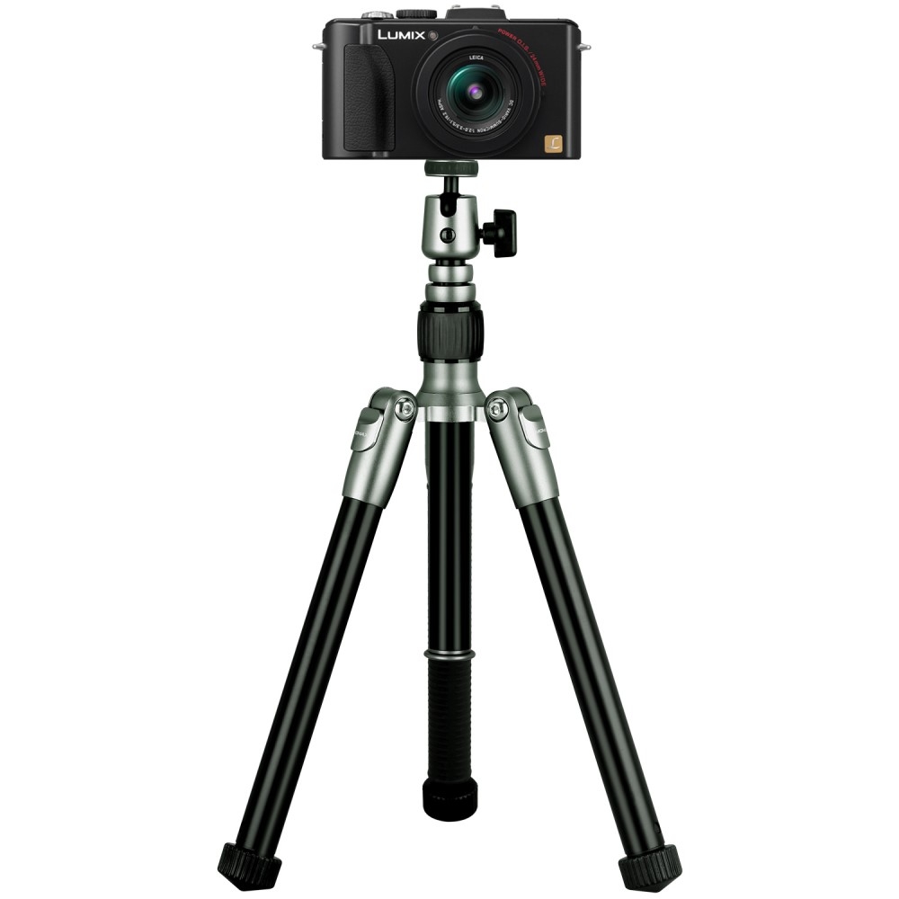 Hero Tripod Dreibein Stativ Halterung für Smartphone / DLSR Kamera / GoPro - Schwarz