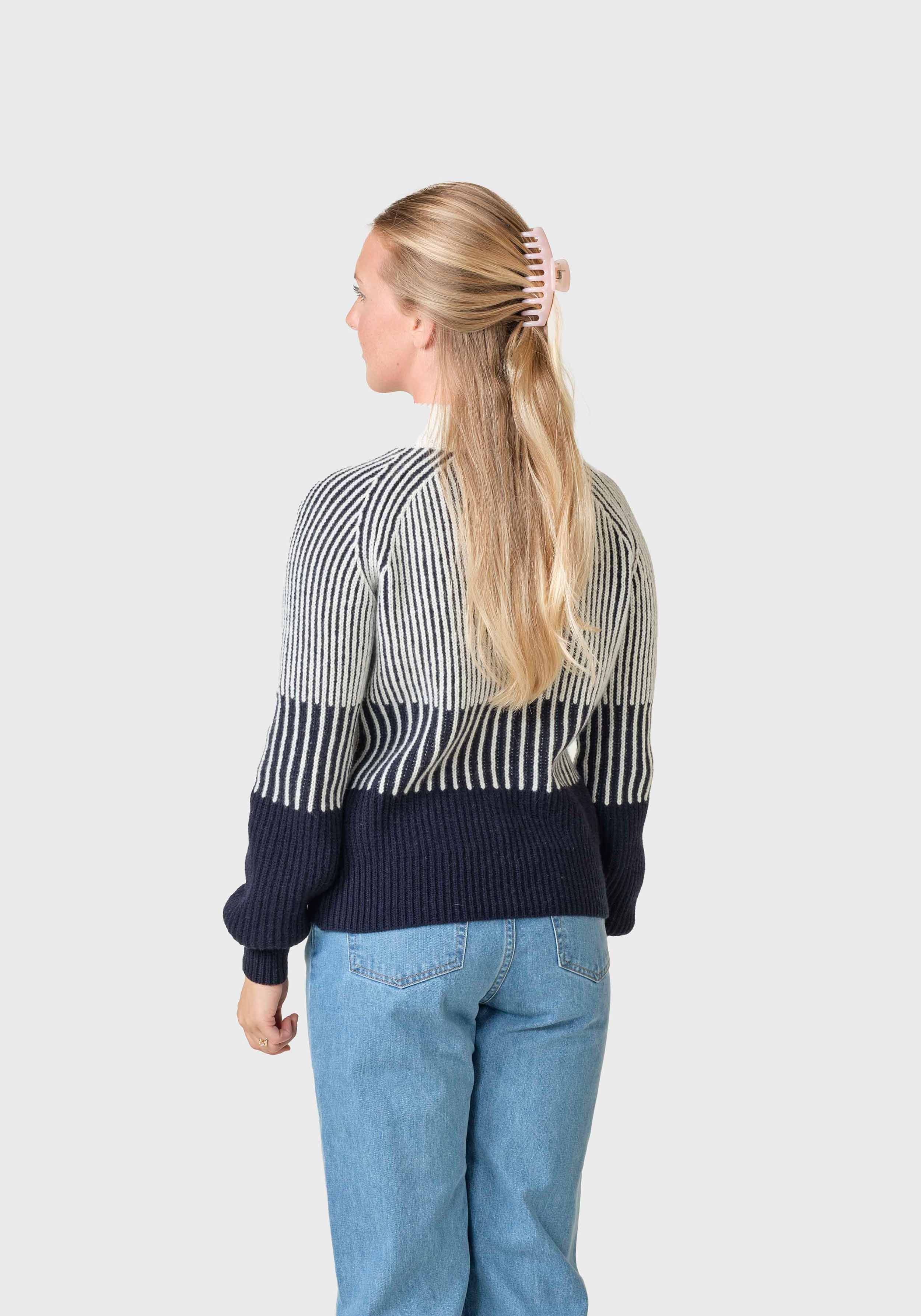 Klitmøller Collective Strickpullover Betty Navy/Cream