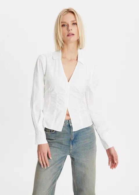 Korset top wit (WIT)