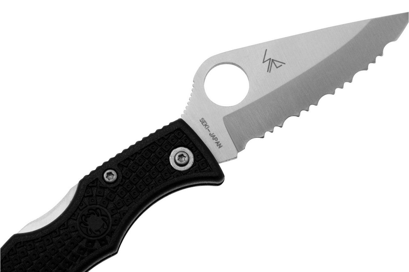 Spyderco Ladybug 3 LBKS3 Black FRN, serrated zakmes