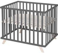 roba - Lil Planet Box - Antraciet - 75 x 100 cm - Babybox - GOTS en Oeko-Tex 100 gecertificeerd