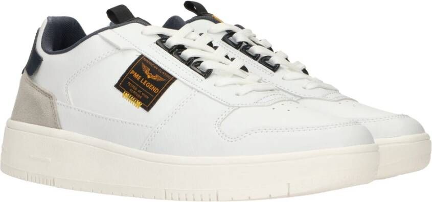 PME Legend Gobbler Lage sneakers Leren Sneaker Heren Wit