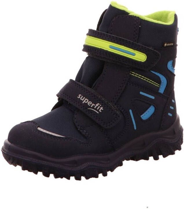 SUPERFIT Snowboots 'Husky' blauw neongroen