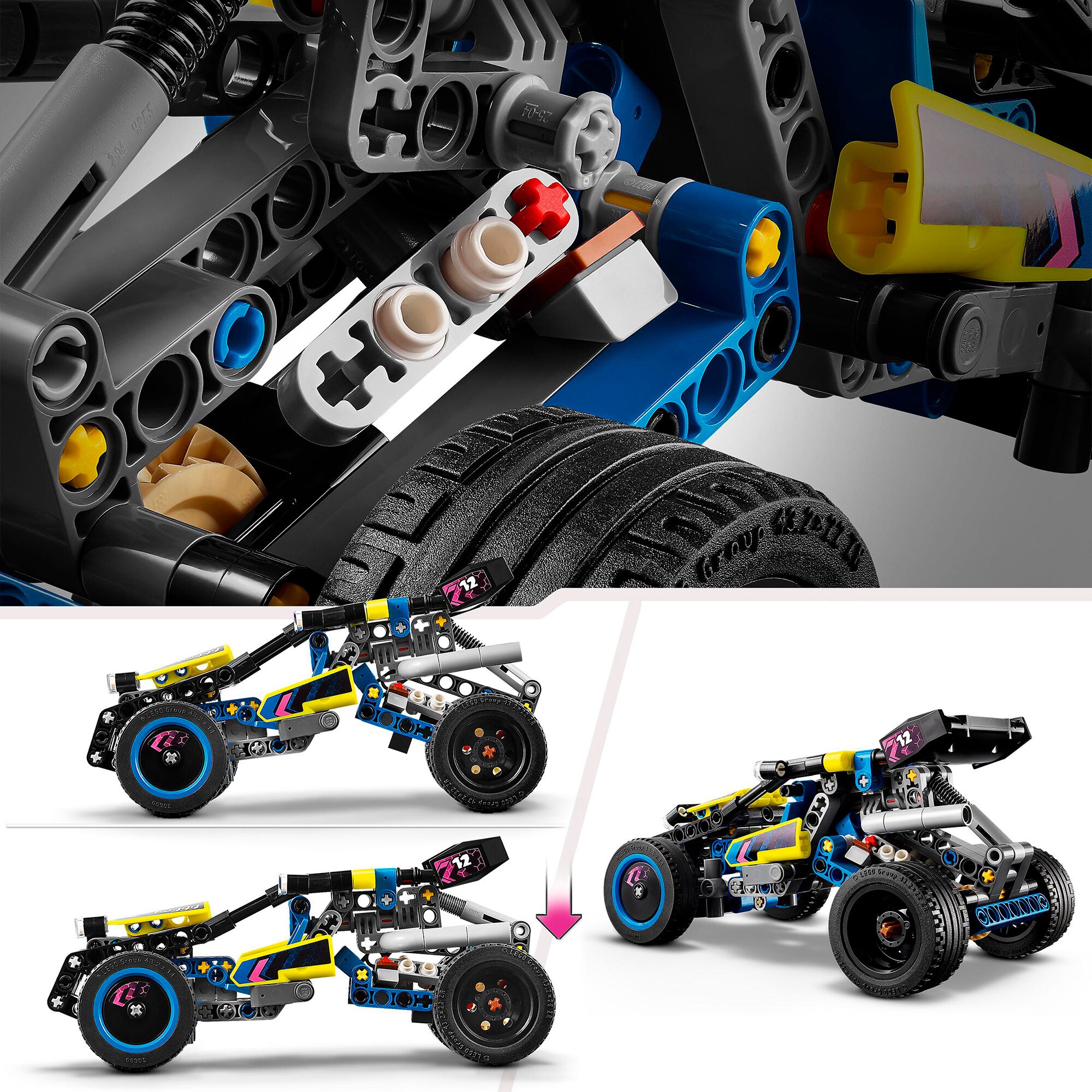 LEGO Konstruktionsspielzeug Technic Offroad Rennbuggy