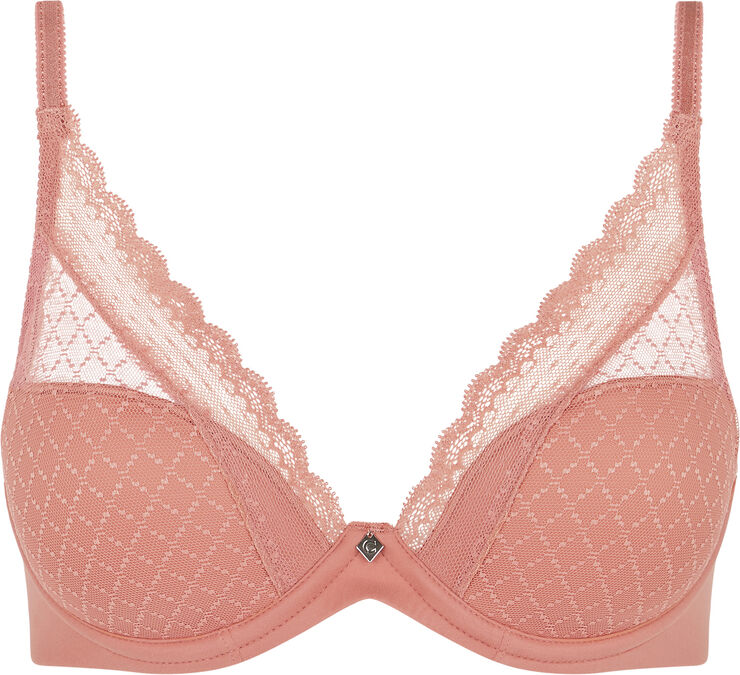 Chantelle Norah Chic Plunge T-Shirt Bra Kobber