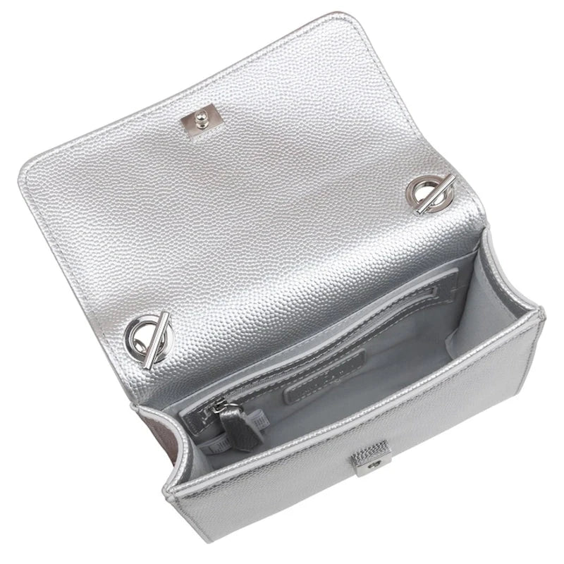 Valentino Bags Divina Overslagtas-Clutch Argento