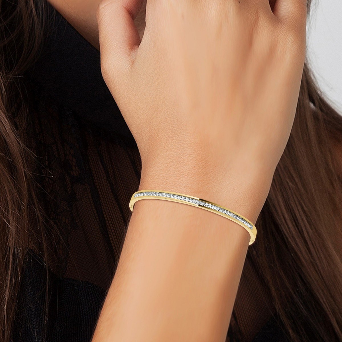 Bracelet SC Crystal orné de Cristaux scintillants