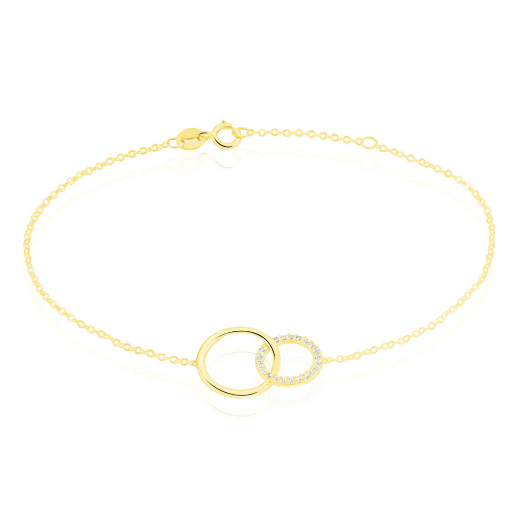 Bracelet Or Jaune Nesrine Oxydes