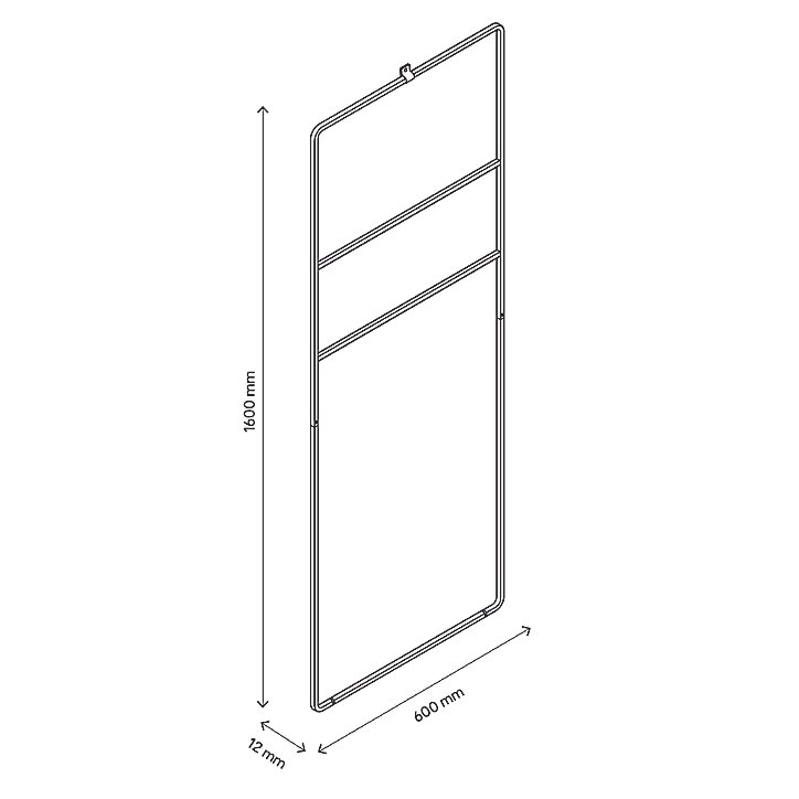 Porte-serviettes échelle en acier inoxydable GoodHome Elland