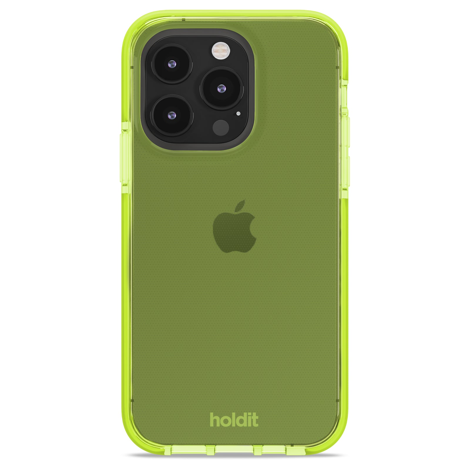 Holdit  iPhone 14 Pro Seethru cover - Acid Green