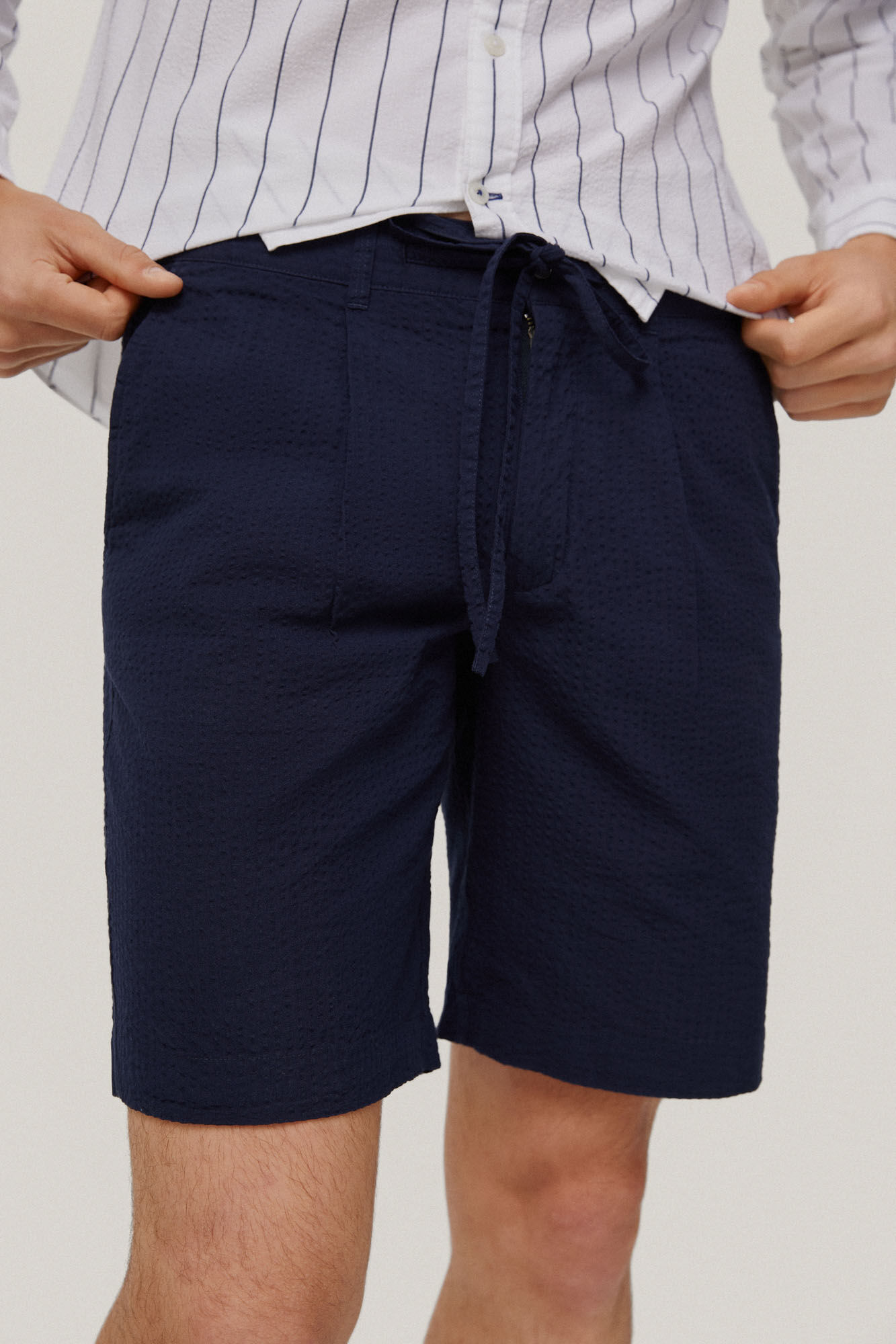 Bermuda Chino Structure - Azul