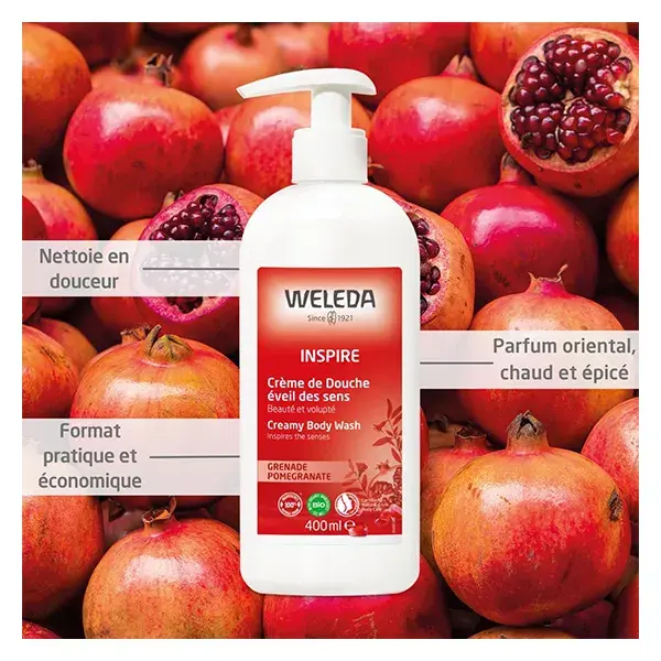 Creme de Banho Weleda Despertar dos Sentidos Romã 400ml