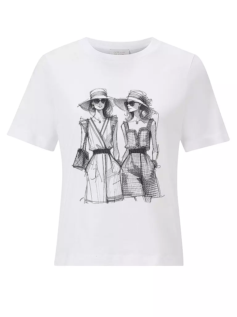 RICH & ROYAL T-Shirt  weiss