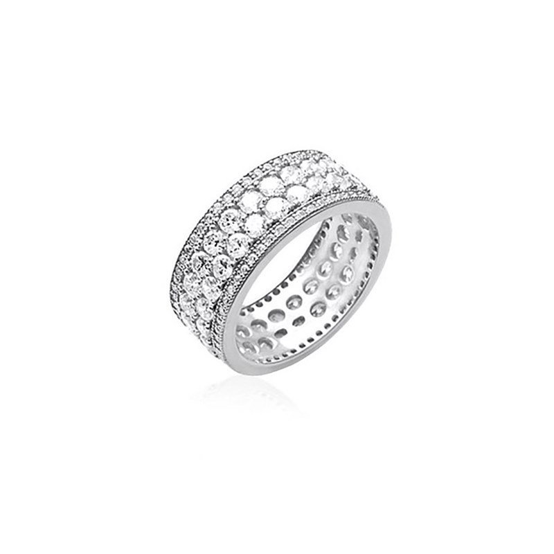 Bague Femme - Argent 925 - Oxyde de zirconium
