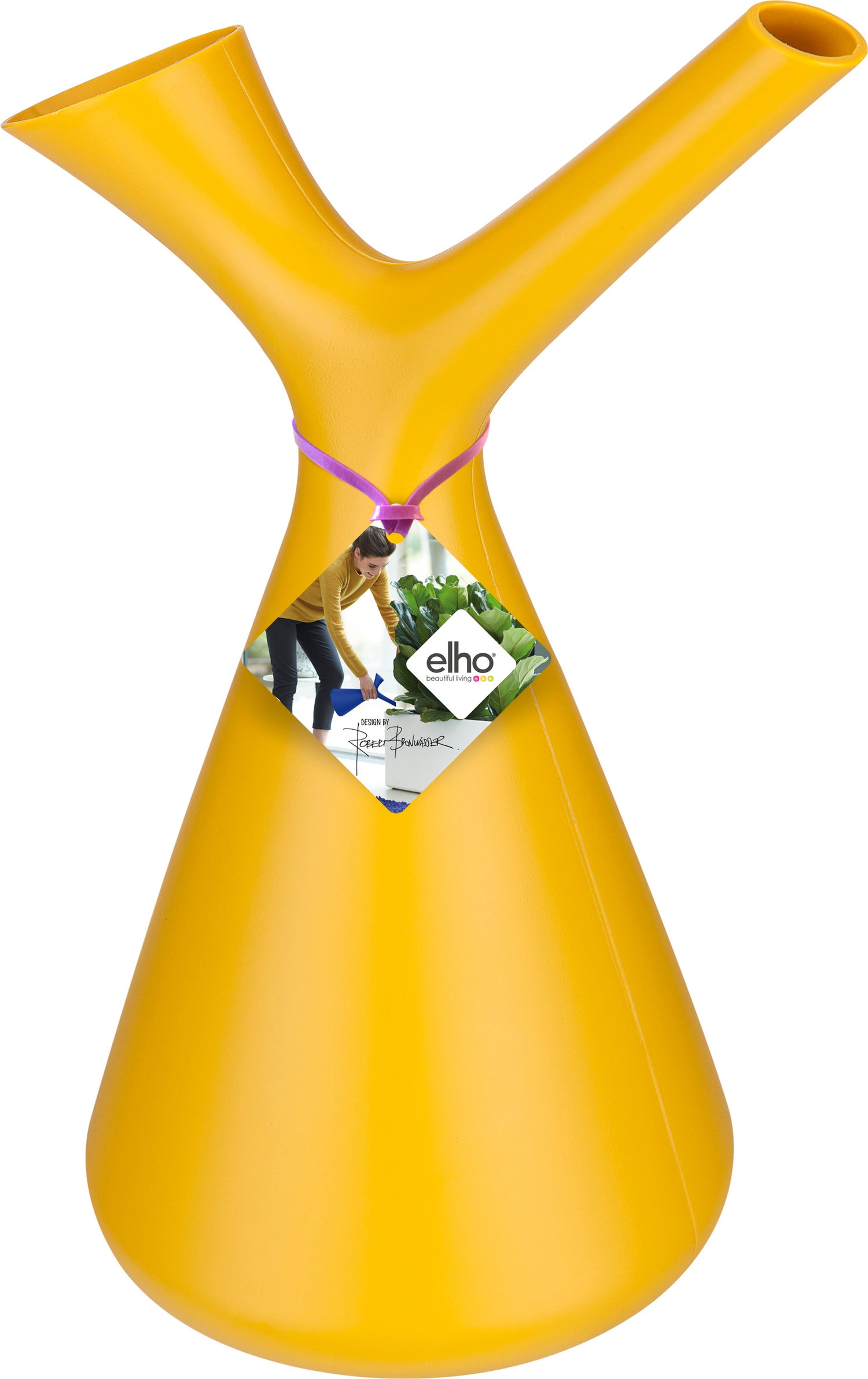 Elho plunge gieter 1,7 L oker geel