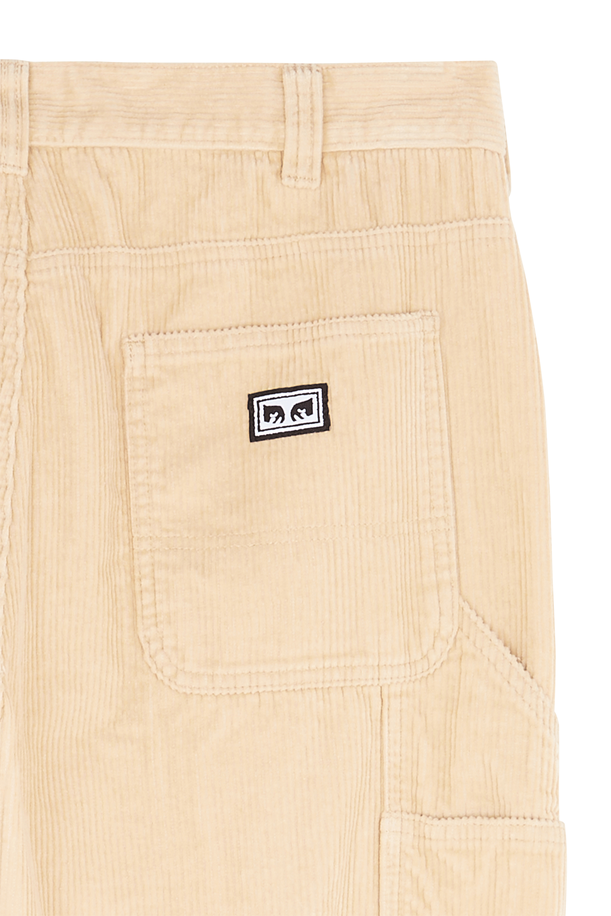 OBEY Pantalon BIG TIMER CORD PANT Beige