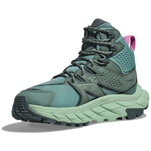 Chaussure de randonnée mid HOKA ONE ONE W ANACAPA MID GORE-TEX TRELLIS / MIST GREEN