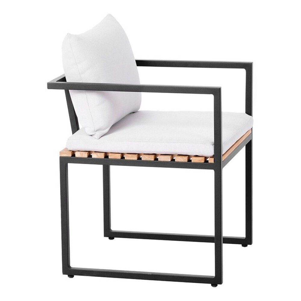 LOUNGESTOL SENSUM EKSJÖ SORT TEAK 2STK