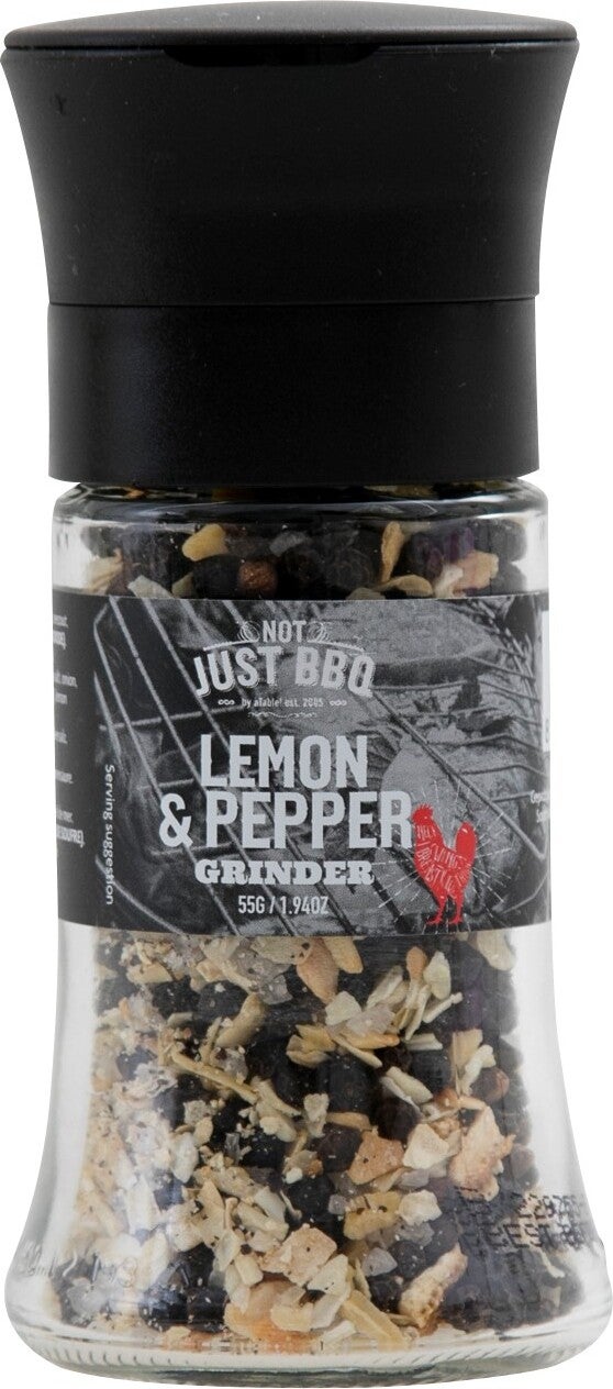 Not Just BBQ grinder lemon en & pepper 55 gr