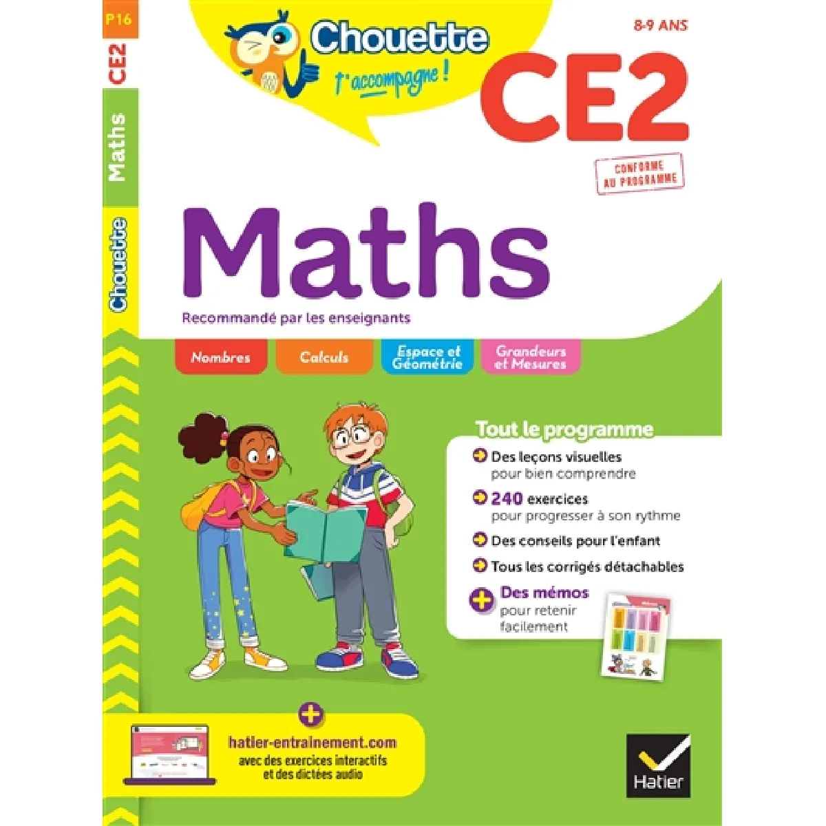 Maths CE2, 8-9 ans : conforme au programme