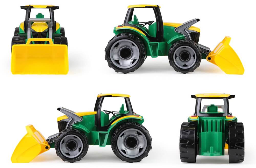 Starke Riesen Traktor m. Frontlader grün