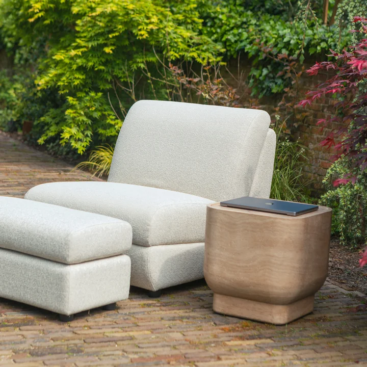 Zuiver - Noble Beistelltisch quadratisch, beige