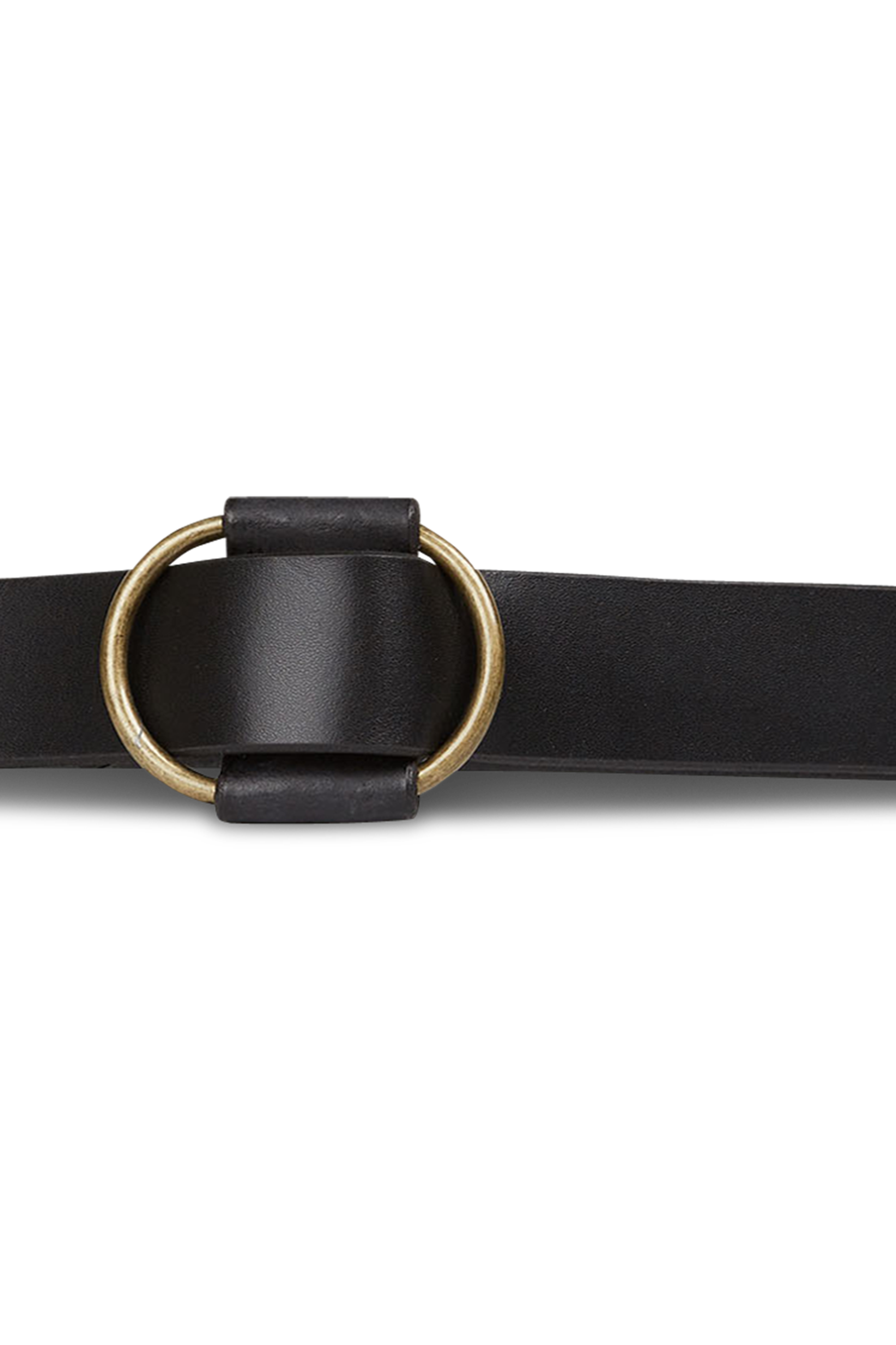 PIECES Ceinture en cuir de buffle Noir