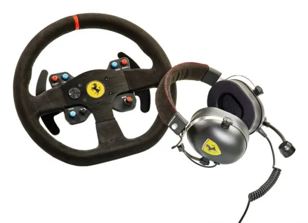 [OUTLET] - Thrustmaster Race Kit Ferrari 599XX EVO Edition with Alcantara - Tilbehørssæt til spilcontroller