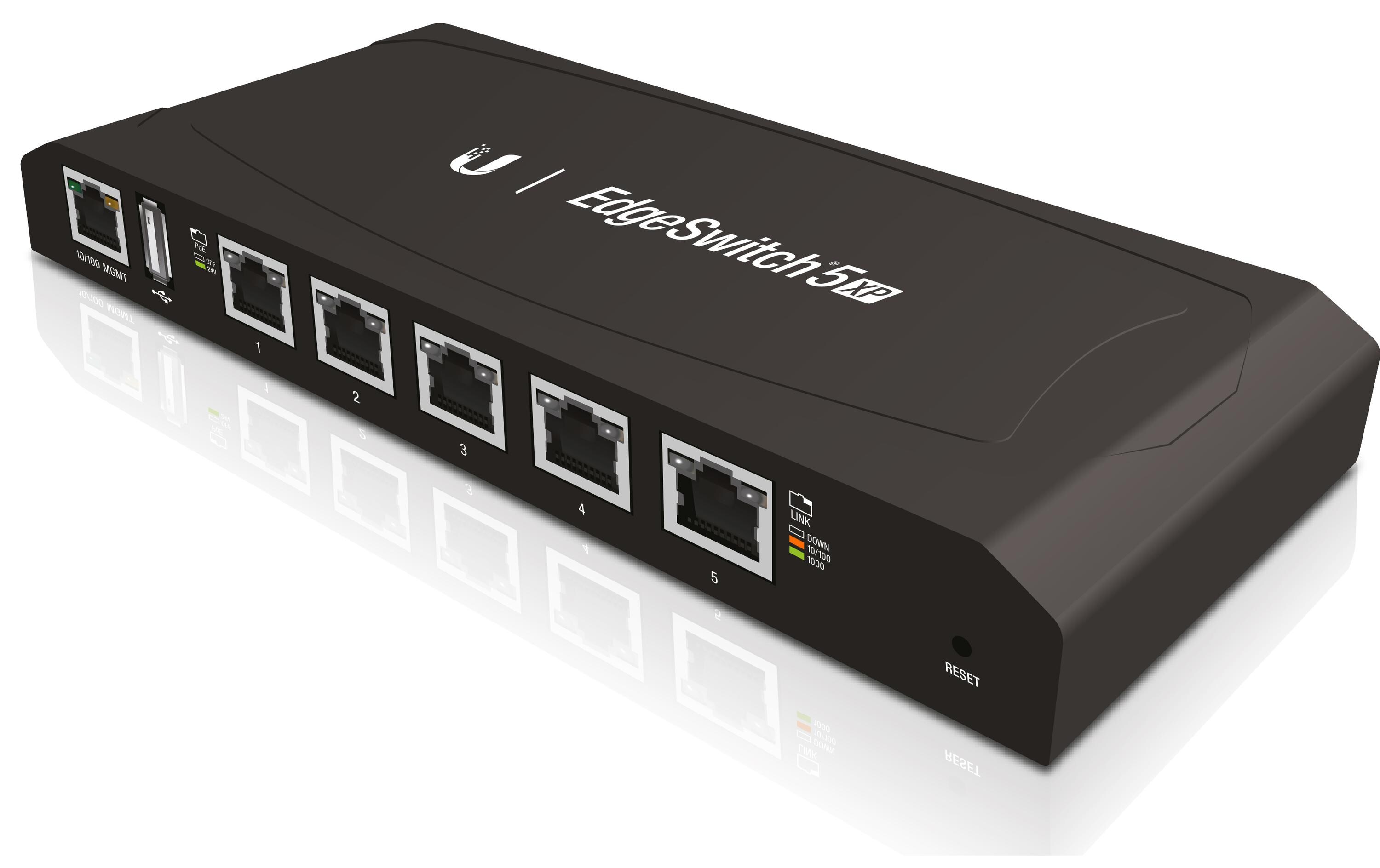 PoE Switch EdgeSwitch ES-5XP 5 PortSmart-Managed Gigabit PoE Switch