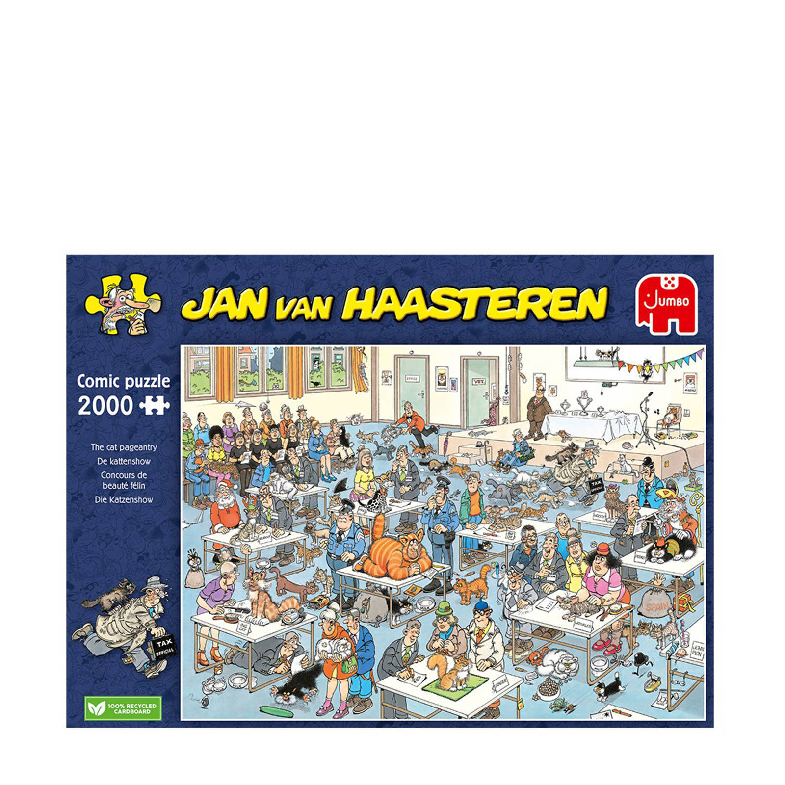 Jan van Haasteren kattenshow legpuzzel 2000 stukjes