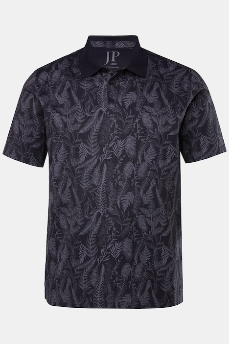 Poloshirt, Halbarm, Jersey, floraler Print, bis 8 XL