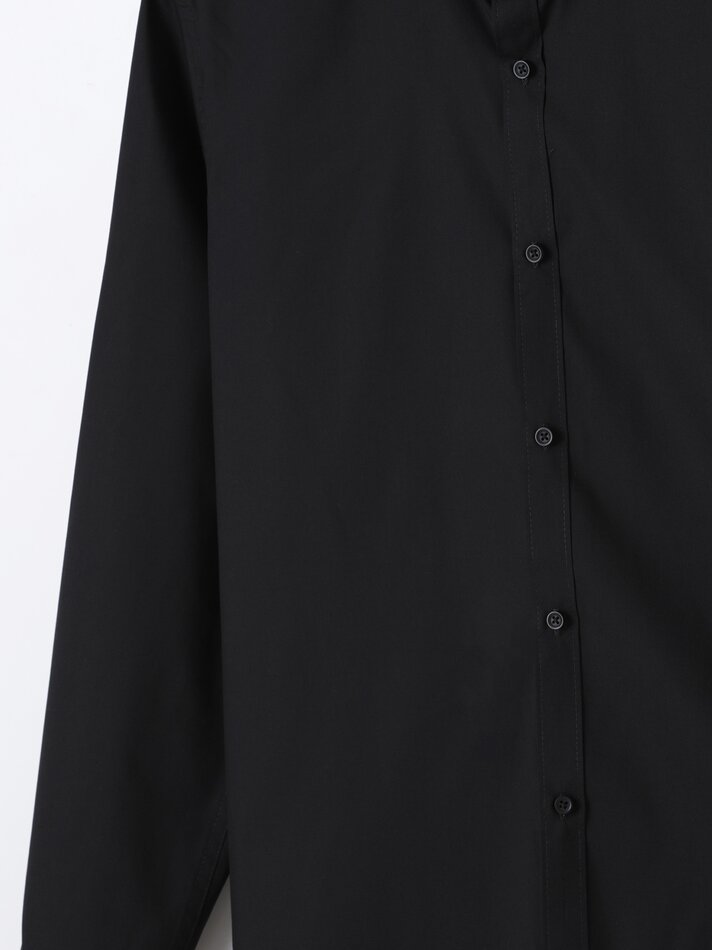 Camisa básica fácil de passar - Preta